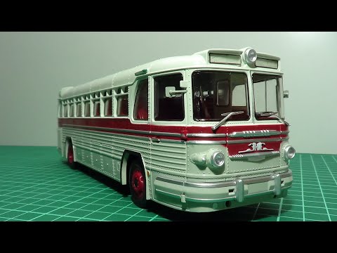 Видео: Наши Автобусы №21 ЗиС-127 MODIMIO 1:43