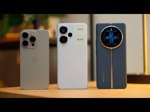 Видео: Среднебюджетник рвет флагманы? Сравнение камер realme 12 pro +, Redmi Note 13 Pro +, iPhone 15 Pro