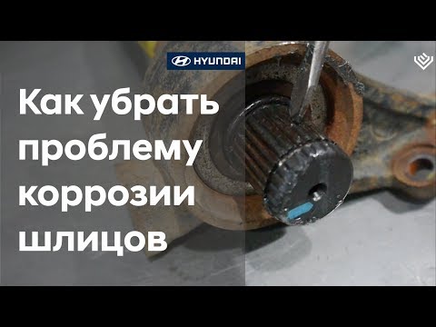 Видео: Профилактика шлицов полного привода/Hyundai