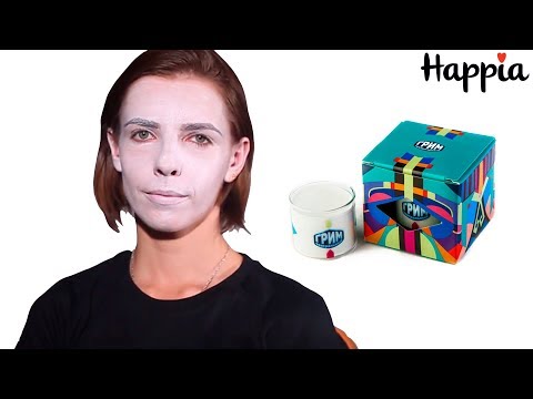 Видео: Белый аквагрим VS Театральный грим / Как пользоваться? / Как выбелить лицо?