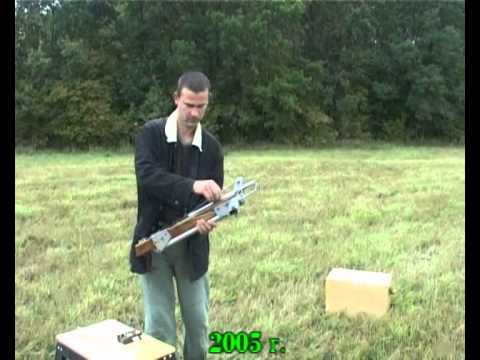Видео: Пружинный арбалет 2005 год.avi