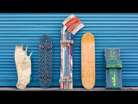 Видео: 15 самых странных скейтбордов против The Vert Ramp! При участии Энди Макдональда