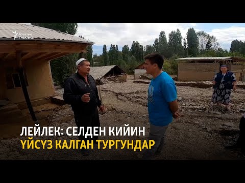 Видео: Лейлек: селден кийин үйсүз калган тургундар