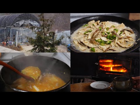 Видео: Корейские зимние блюда, приготовленные с весны/Повседневная жизнь в деревне/Корейская деревенская ку