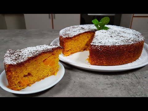 Видео: Пирог на Кефире с Кукурузной Крупой и Апельсином ! Необычно, но Вкусно !