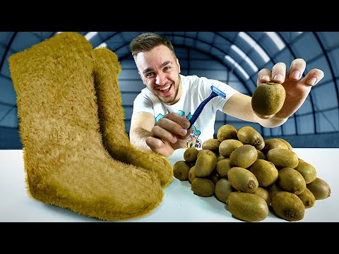 Видео: СДЕЛАЛИ ВАЛЕНКИ ИЗ КИВИ!