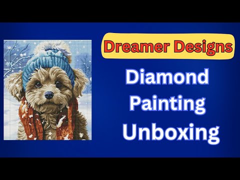 Видео: Распаковка двух алмазных картин Dreamer Designs — Diamond Art — Бриджит Вот