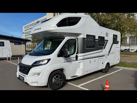 Видео: Автодом ADRIA CORAL на 5 человек с жидкостным отоплением на круглый год. Скидка 1 000 000р.