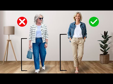 Видео: 11 ошибок стиля, которых следует избегать миниатюрным женщинам после 50