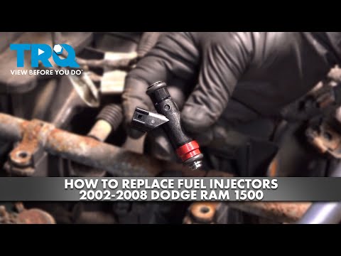 Видео: Как заменить топливные форсунки Dodge RAM 2002-2008
