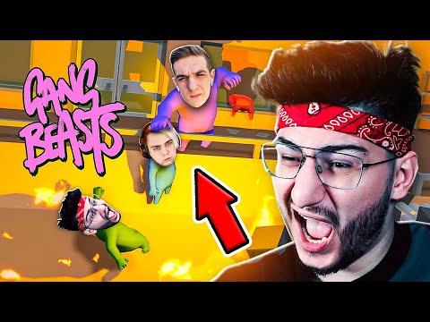 Видео: ЖЕСТКО ЗАРУБИЛИСЬ В ПАРКЕ АТТРАКЦИОНОВ (Gang Beasts)