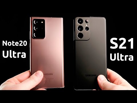Видео: Samsung Galaxy S21 Ultra ПРОТИВ Galaxy Note 20 Ultra - СРАВНЕНИЕ. Какой смартфон выбрать??