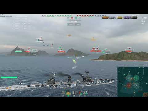 Видео: Битва нубаса на Измаил (Izmail) в рандоме World of Warships №2