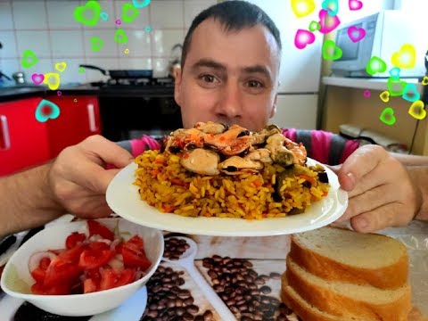Видео: Мукбанг рис с овощами и мидиями / плов / настоящая дружба, друзья / mukbang / не asmr / 먹방