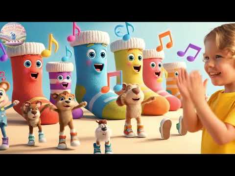 Видео: Мои носки научились танцевать | Детские песенки | Nursery Rhyme for Kids | Baby Songs