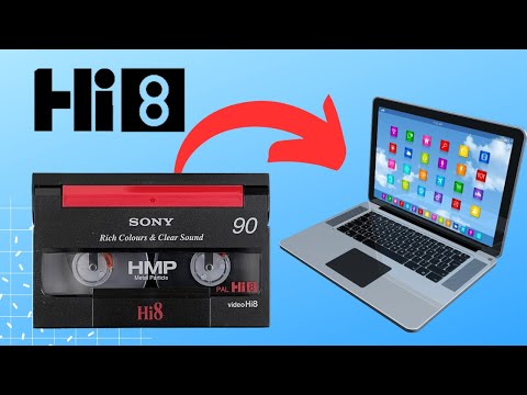 Видео: Перенесите видео с лент Hi8 и 8 мм на компьютер