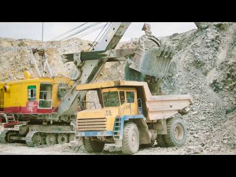 Видео: Известняковый рудник "Керегетас" - 50 лет