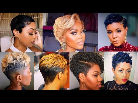 Видео: ♥️💯100+ новых и стильных коротких стрижек пикси для темнокожих женщин | Последние идеи стрижек пи...