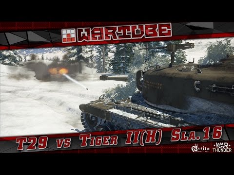 Видео: T29 vs Tiger II(H) Sla.16 - "ПОРА ВСЁ ВЫЯСНИТЬ" | War Thunder