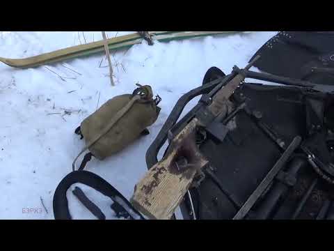 Видео: Сломался снегоход в тайге. Выбираюсь на лыжах.