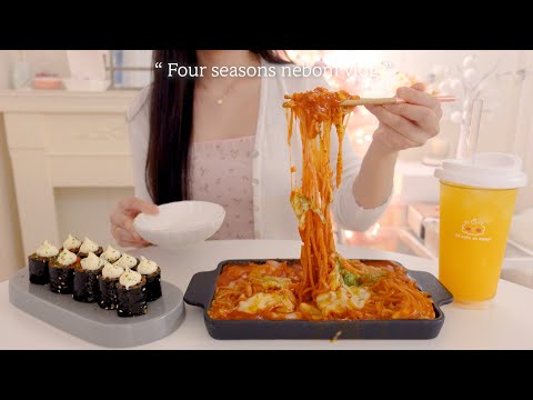 Видео: 🧀 Приготовление острого булдака Чжольмён и Цанг Чо Кимбап, вечеринка с говядиной в супермаркете