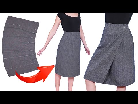 Видео: Швейная идея как сшить юбку на все размеры быстро и просто!