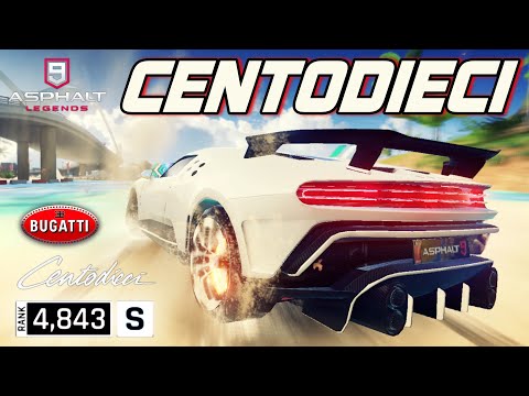 Видео: Asphalt 9 : ХОРОША ЗАДНИЦА ! Сетевой тест драйв Bugatti Centodieci в золоте (Ранг 4843)🔥