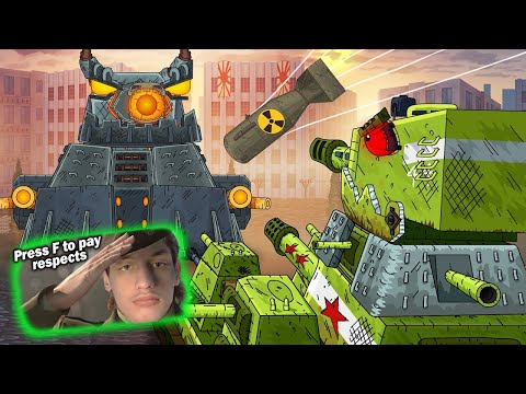 Видео: МЫ СНОВА ВСТРЕТИЛИСЬ! КВ-44 vs Левиафан - Финал ч.1 - Реакция на Геранд - Мультики про Танки Gerand