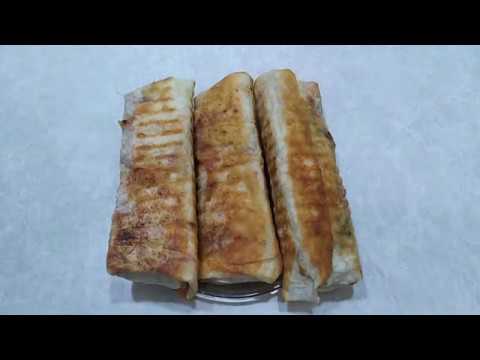 Видео: Шаурма с жареной колбасой.