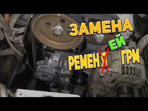 Видео: ПОЛНАЯ замена ремней ГРМ на Шкоде фабиа 1.4л