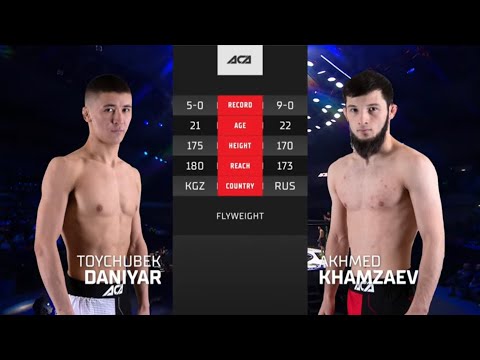 Видео: Тойчубек уулу Данияр vs. Ахмед Хамзаев | Toychubek uulu Daniyar vs. Akhmed Khamzaev | ACA 153