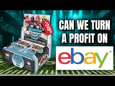 Видео: РЕЗУЛЬТАТЫ EBAY PROFIT CHALLENGE 2025 BOWMAN CHROME UNIVERSITY COLLEGE FOOTBALL JUMBO HOBBY