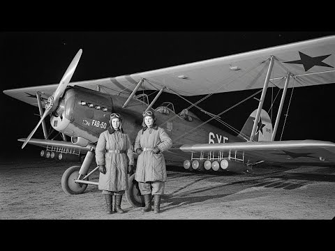 Видео: Немцы были потрясены, когда «Ночные ведьмы» совершили 30 000 боевых вылетов на деревянных самолётах