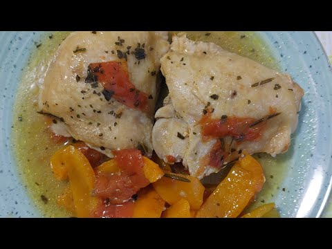 Видео: 🍗КУРИЦА С ПЕРЦЕМ НА СКОВОРОДЕ/ 🍗POLLO CON I PEPERONI IN PADELLA