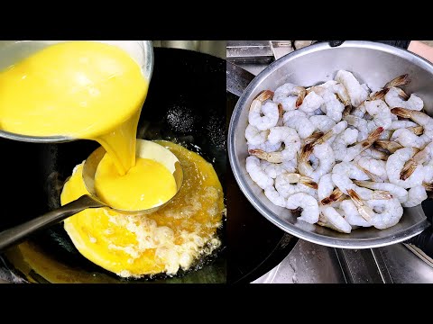 Видео: Мастер китайской кухни, Лучший жареный рис, Яичный жареный рис, Китайский шведский стол