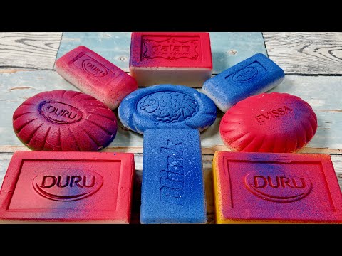 Видео: Painted soap ASMR Relaxing sounds АСМР мыло Резка мыла #asmrsleep