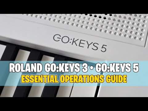 Видео: Как использовать Roland GO:KEYS 3 и GO:KEYS 5