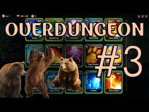 Видео: Жестокий билд на медведях | Overdungeon прохождение #3