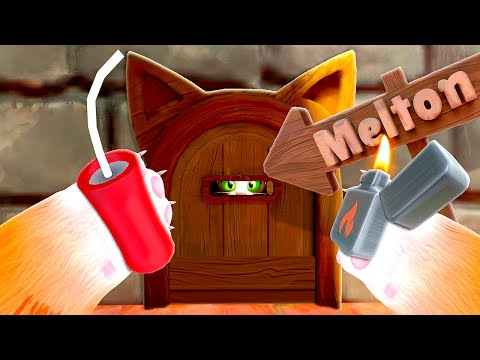 Видео: Пытаюсь помочь Мелтону сбежать — Я — кот VR