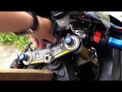 Видео: GSX-R K-4. установка датчика дросильной заслонки и  сервопривод  горит лампочка и ошибка F-1