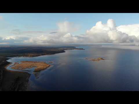 Видео: Ладога. Панорама.Высота 500 м.