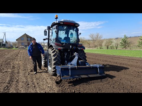 Видео: Підготовка ділянки трактором СКАУТ ТВ-904 С та ґрунтофрезою СКАУТ 1GQN-180M
