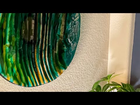 Видео: Катастрофа из #FusedGlass становится настенным искусством!