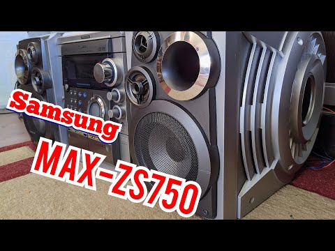 Видео: Муз.Центр Samsung MAX-ZS750 Test CD MP3