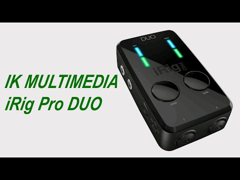 Видео: Звуковая карта IK MULTIMEDIA iRig Pro DUO