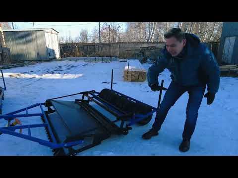 Видео: Колесный блок "Ski-лайка". Изменение в конструкции прицепного оборудования. Что нового?