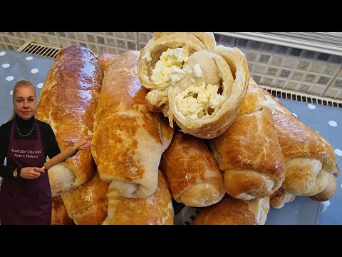 Видео: Пухкави РОГЧЕТА със сирене