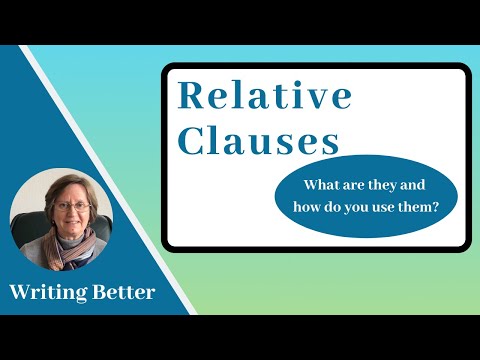 Видео: Относительные придаточные предложения | Придаточные предложения прилагательные (Что это такое и к...