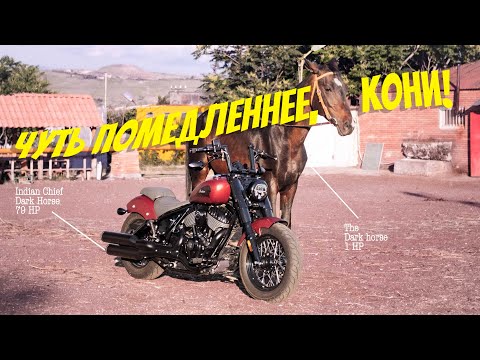 Видео: Обзор Indian Chief Dark Horse: гениальный мотор против конского компьютера