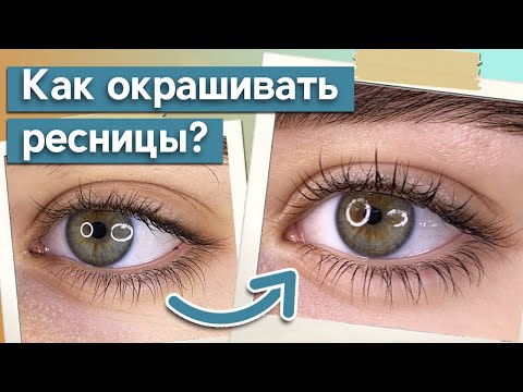 Видео: Окрашивание ресниц краской / Как сделать ресницы длиннее?